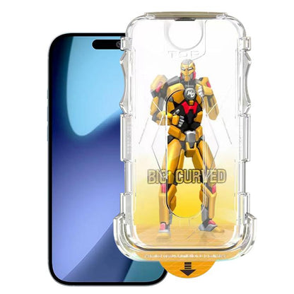 For iPhone Air Easy Install Dust-proof Armor Tempered Glass Film - iPhone Air Tempered Glass by buy2fix | Online Shopping UK | buy2fix