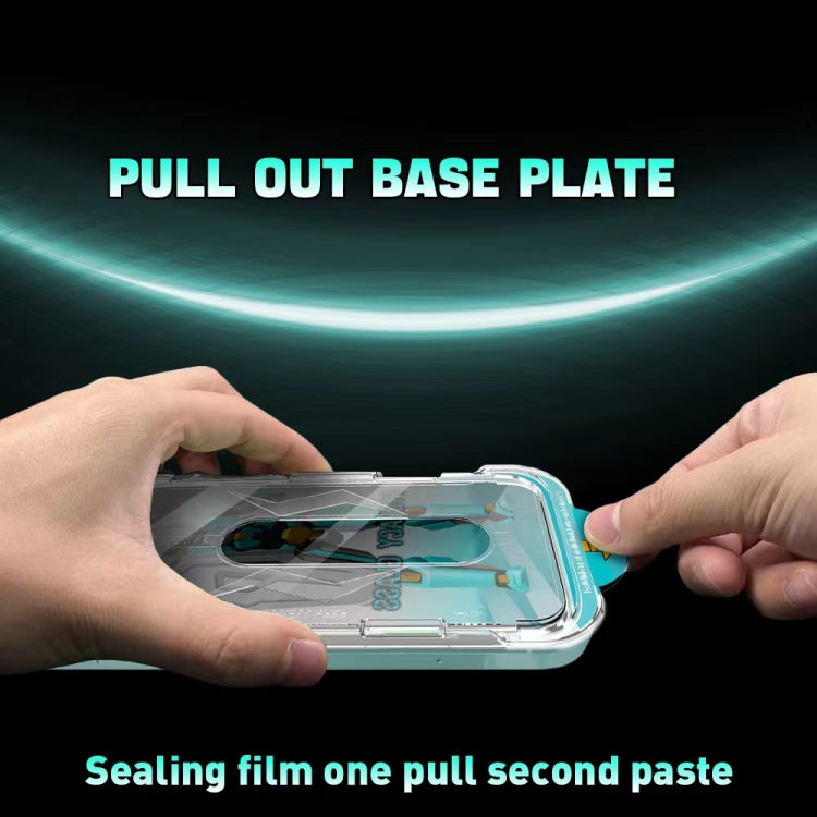 For iPhone 15 Plus Easy Install 28 Degree Privacy Armor Tempered Glass Film - iPhone 15 Plus Tempered Glass by buy2fix | Online Shopping UK | buy2fix