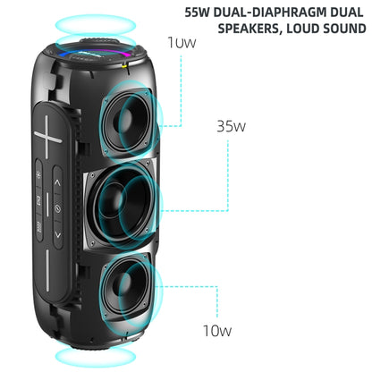 HOPESTAR P32Max 55W IPX6 Waterproof Portable Wireless Bluetooth Speaker(Red) - Desktop Speaker by HOPESTAR | Online Shopping UK | buy2fix