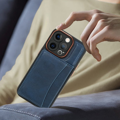 For iPhone 12 Pro Max Multifunctional Magsafe Magnetic Card Bag Phone Case(Brown) by buy2fix