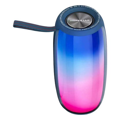 HOPESTAR P40 Pro IPX6 Waterproof RGB Light Wireless Bluetooth Speaker(Blue) - Waterproof Speaker by HOPESTAR | Online Shopping UK | buy2fix