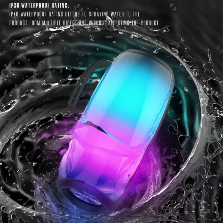 HOPESTAR P40 Pro IPX6 Waterproof RGB Light Wireless Bluetooth Speaker(Army Green) - Waterproof Speaker by HOPESTAR | Online Shopping UK | buy2fix