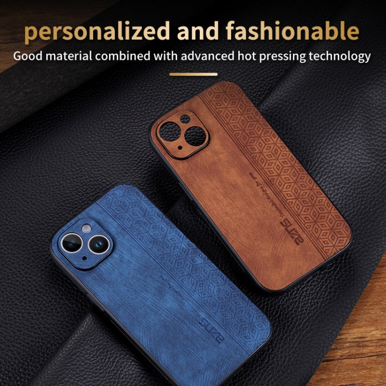 For iPhone 15 AZNS 3D Embossed Skin Feel Phone Case(Black) - iPhone 15 Cases by AZNS | Online Shopping UK | buy2fix
