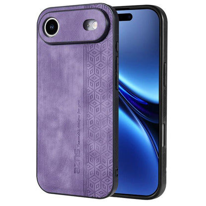 For iPhone Air AZNS 3D Embossed Skin Feel Phone Case(Purple) - iPhone Air Cases by AZNS | Online Shopping UK | buy2fix