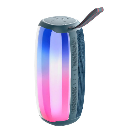 HOPESTAR P50 IPX6 Waterproof Outdoor Portable RGB Light Bluetooth Speaker(Blue)