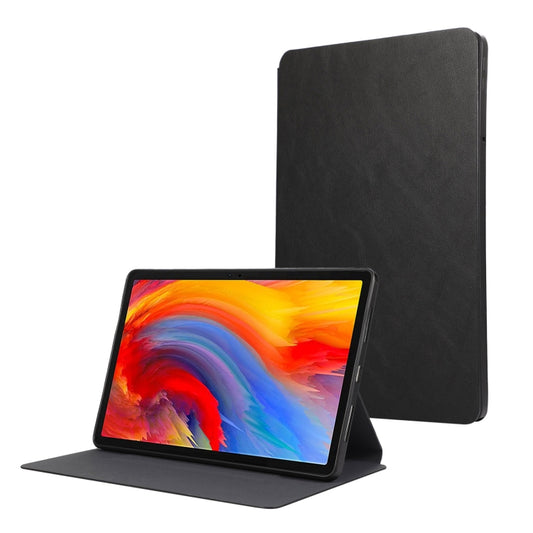 For Lenovo Tab M11 / Xiaoxin Pad 11 2024 Simple Crazy Horse Leather Tablet Case(Black) - Lenovo by buy2fix | Online Shopping UK | buy2fix