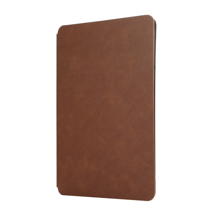 For Lenovo Tab M11 / Xiaoxin Pad 11 2024 Simple Crazy Horse Leather Tablet Case(Brown) - Lenovo by buy2fix | Online Shopping UK | buy2fix