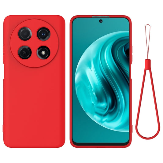 For Huawei nova 12i Solid Color Liquid Silicone Dropproof Full Coverage Phone Case(Red) - Huawei Cases by buy2fix | Online Shopping UK | buy2fix