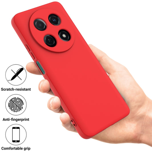 For Huawei nova 12i Solid Color Liquid Silicone Dropproof Full Coverage Phone Case(Red) - Huawei Cases by buy2fix | Online Shopping UK | buy2fix