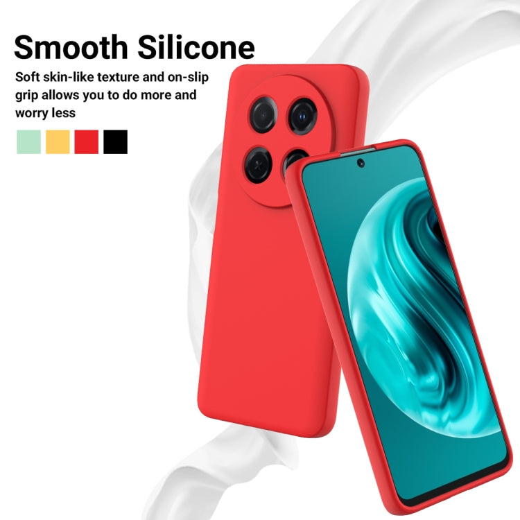 For Huawei nova 12i Solid Color Liquid Silicone Dropproof Full Coverage Phone Case(Red) - Huawei Cases by buy2fix | Online Shopping UK | buy2fix