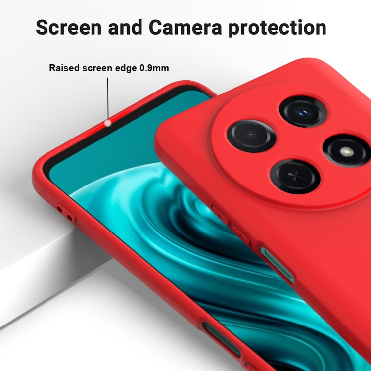 For Huawei nova 12i Solid Color Liquid Silicone Dropproof Full Coverage Phone Case(Red) - Huawei Cases by buy2fix | Online Shopping UK | buy2fix