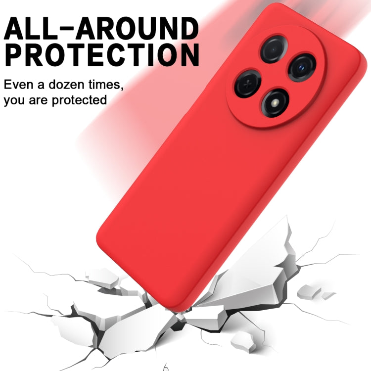 For Huawei nova 12i Solid Color Liquid Silicone Dropproof Full Coverage Phone Case(Red) - Huawei Cases by buy2fix | Online Shopping UK | buy2fix