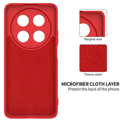 For Huawei nova 12i Solid Color Liquid Silicone Dropproof Full Coverage Phone Case(Red) - Huawei Cases by buy2fix | Online Shopping UK | buy2fix