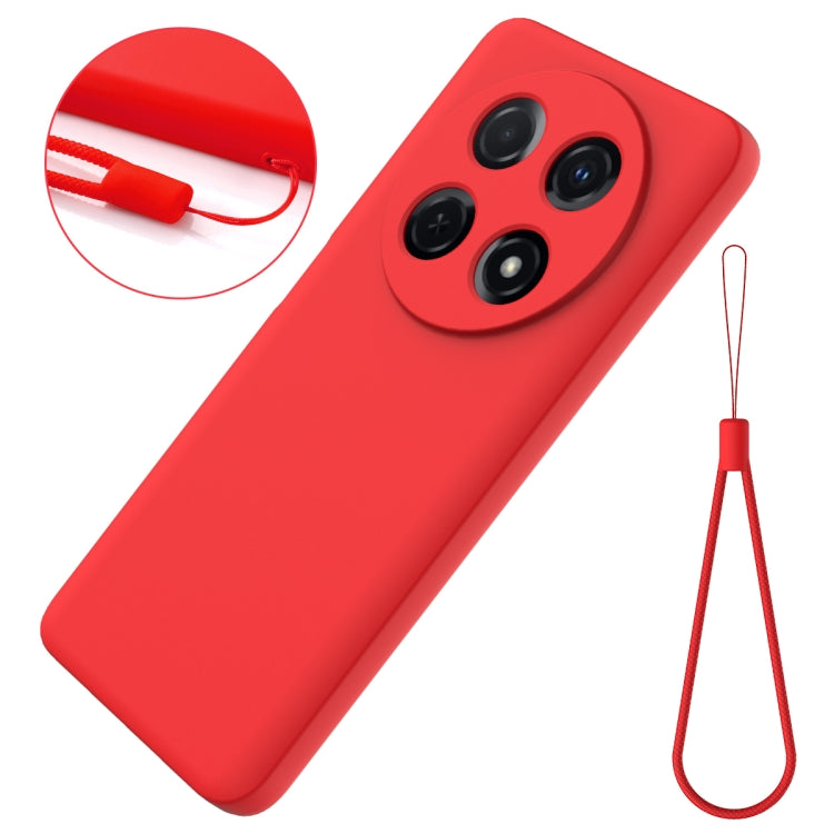For Huawei nova 12i Solid Color Liquid Silicone Dropproof Full Coverage Phone Case(Red) - Huawei Cases by buy2fix | Online Shopping UK | buy2fix