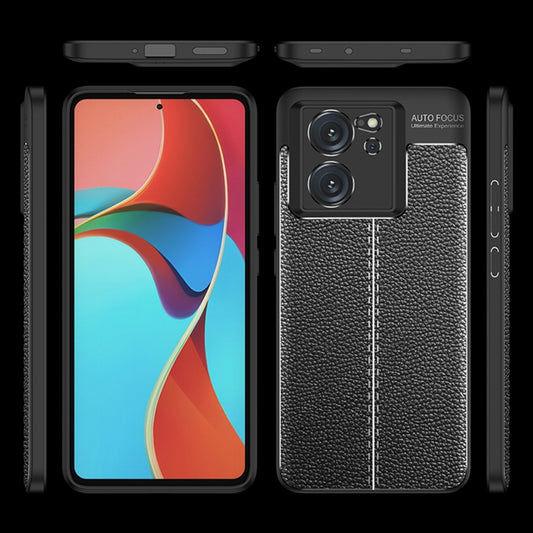 For Xiaomi Redmi K60 Ultra Litchi Texture Shockproof TPU Phone Case(Blue) - Xiaomi Cases by buy2fix | Online Shopping UK | buy2fix