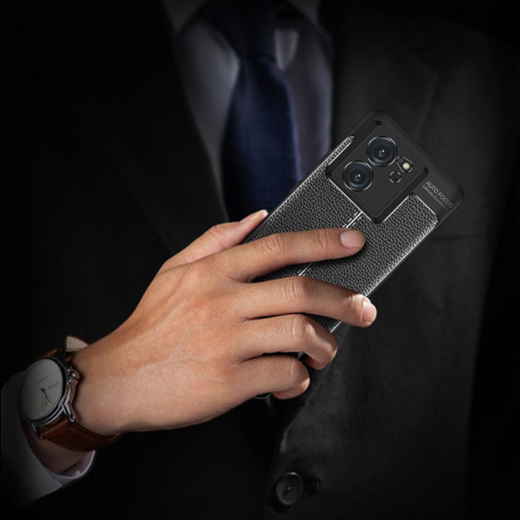 For Xiaomi Redmi K60 Ultra Litchi Texture Shockproof TPU Phone Case(Blue) - Xiaomi Cases by buy2fix | Online Shopping UK | buy2fix