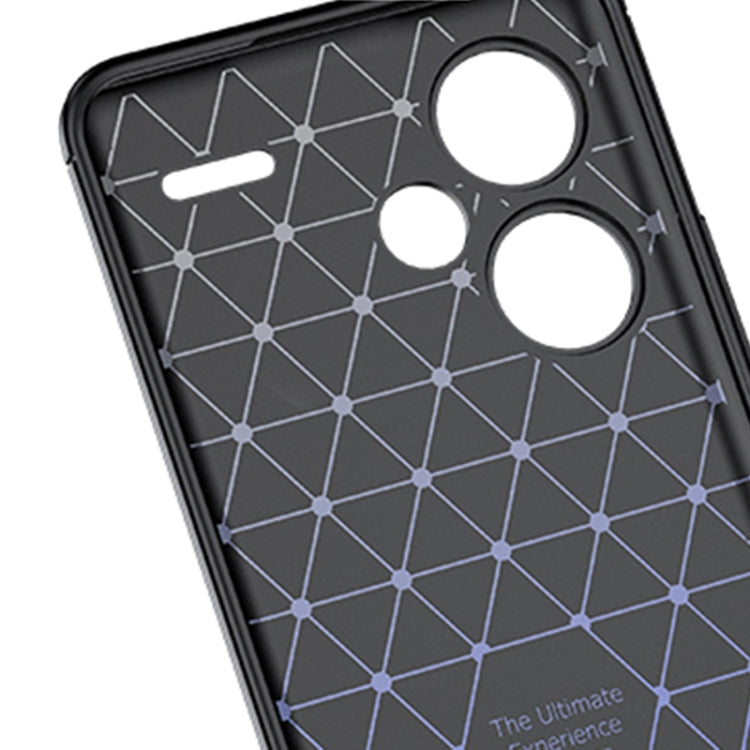 For Xiaomi Redmi Note 13 Pro+ Litchi Texture Shockproof TPU Phone Case(Black) - Xiaomi Cases by buy2fix | Online Shopping UK | buy2fix