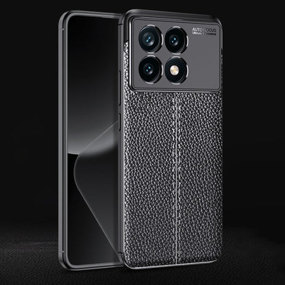 For Xiaomi Redmi K70 Pro Litchi Texture Shockproof TPU Phone Case(Black) - Xiaomi Cases by buy2fix | Online Shopping UK | buy2fix