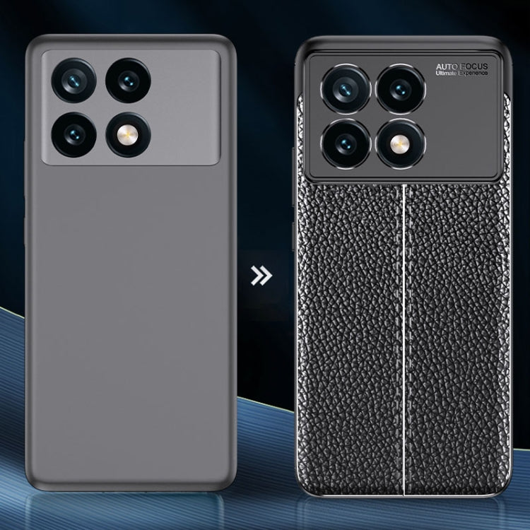 For Xiaomi Redmi K70 Pro Litchi Texture Shockproof TPU Phone Case(Black) - Xiaomi Cases by buy2fix | Online Shopping UK | buy2fix