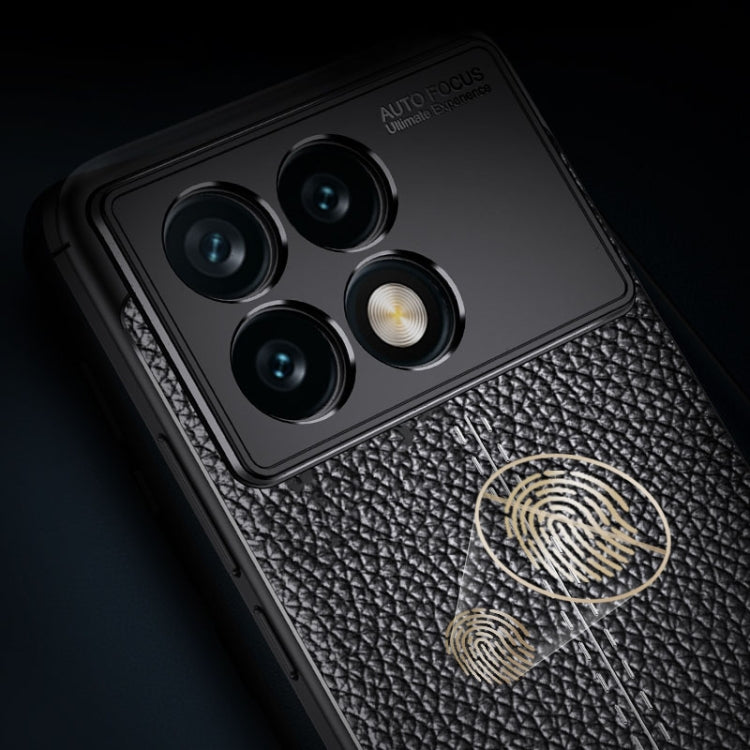 For Xiaomi Redmi K70 Pro Litchi Texture Shockproof TPU Phone Case(Black) - Xiaomi Cases by buy2fix | Online Shopping UK | buy2fix