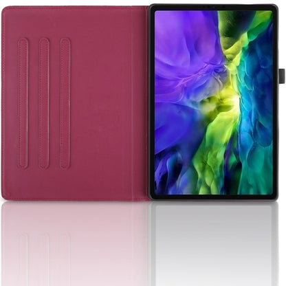 For iPad Pro 12.9 2022 / 2021 / 2020 Tree Life Embossed Rotation Leather Smart Tablet Case(Red) - iPad Pro 12.9 (2022/2021) Cases by buy2fix | Online Shopping UK | buy2fix