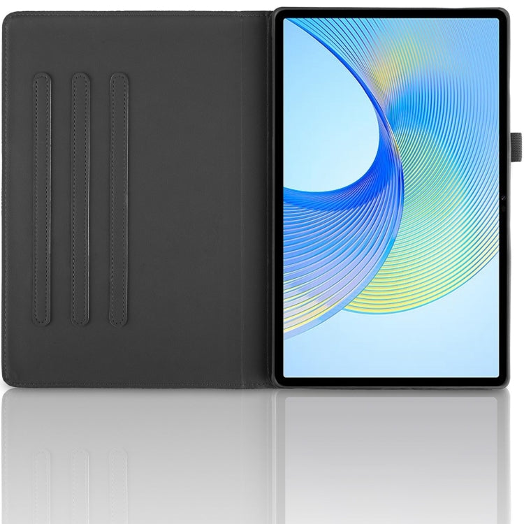 For Samsung Galaxy Tab S9 FE / S9 X510 Tree Life Embossed Rotation Leather Smart Tablet Case(Black) by buy2fix