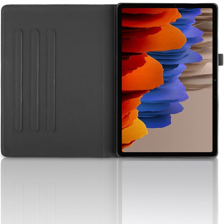 For Samsung Galaxy Tab S10+ / S9+ / S8+ Tree Life Embossed Rotation Leather Tablet Case(Black) by buy2fix