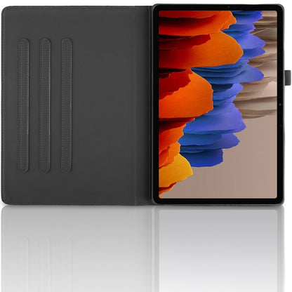 For Samsung Galaxy Tab S10+ / S9+ / S8+ Tree Life Embossed Rotation Leather Tablet Case(Black) by buy2fix