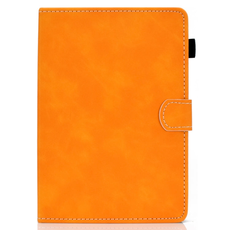 For 8 inch Tablet PC Universal Cowhide Texture Horizontal Flip Leather Case with Holder & Card Slots & Pen Slot(Khaki) - 8 inch by buy2fix | Online Shopping UK | buy2fix