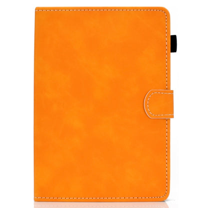 For 8 inch Tablet PC Universal Cowhide Texture Horizontal Flip Leather Case with Holder & Card Slots & Pen Slot(Khaki) - 8 inch by buy2fix | Online Shopping UK | buy2fix