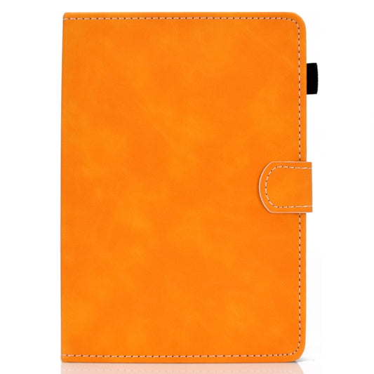 For 8 inch Tablet PC Universal Cowhide Texture Horizontal Flip Leather Case with Holder & Card Slots & Pen Slot(Khaki) - 8 inch by buy2fix | Online Shopping UK | buy2fix