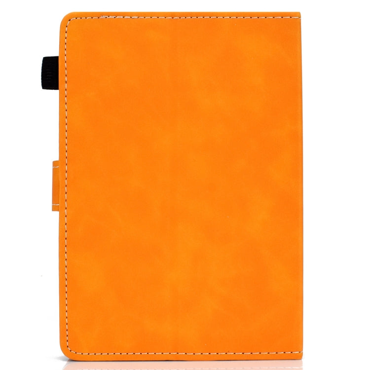 For 8 inch Tablet PC Universal Cowhide Texture Horizontal Flip Leather Case with Holder & Card Slots & Pen Slot(Khaki) - 8 inch by buy2fix | Online Shopping UK | buy2fix