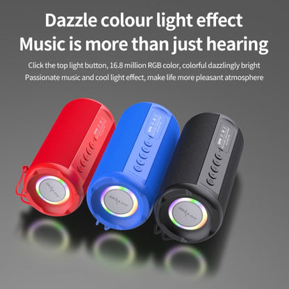 Zealot S46 TWS Portable Wireless Bluetooth Speaker with Colorful Light(Red) - Desktop Speaker by ZEALOT | Online Shopping UK | buy2fix