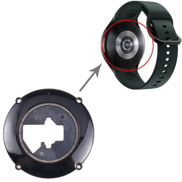 Original Rear Housing Cover For Samsung Galaxy Watch4 40mm SM-R860(Black) - Other Parts by buy2fix | Online Shopping UK | buy2fix