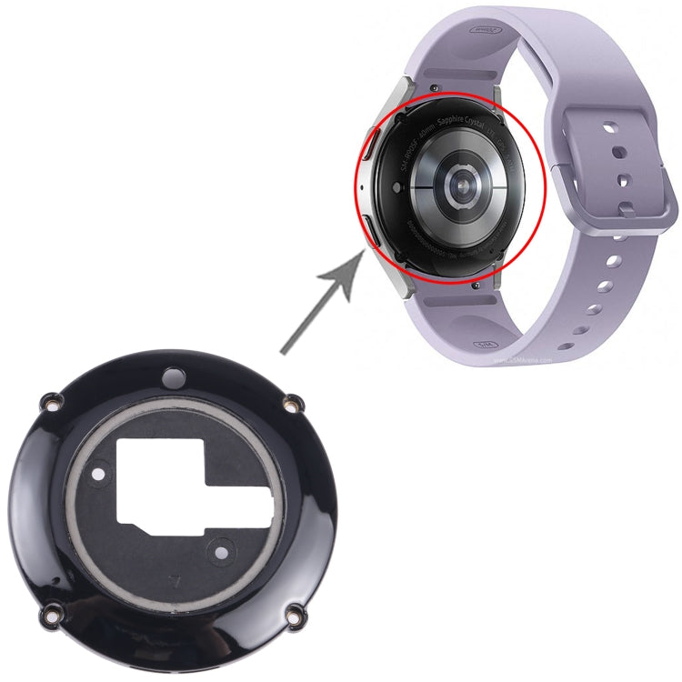 Original Rear Housing Cover For Samsung Galaxy Watch5 40mm SM-R900(Black) - Other Parts by buy2fix | Online Shopping UK | buy2fix