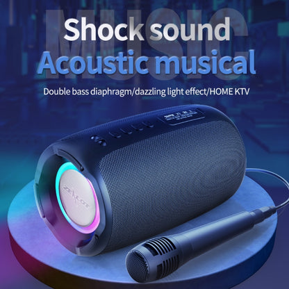 Zealot S61 IPX6 Waterproof Portable Wireless Bluetooth Speaker(Black) - Desktop Speaker by ZEALOT | Online Shopping UK | buy2fix
