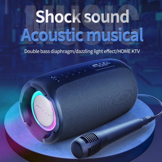 Zealot S61 IPX6 Waterproof Portable Wireless Bluetooth Speaker(Blue) - Desktop Speaker by ZEALOT | Online Shopping UK | buy2fix