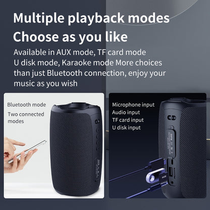 Zealot S61 IPX6 Waterproof Portable Wireless Bluetooth Speaker(Black) - Desktop Speaker by ZEALOT | Online Shopping UK | buy2fix
