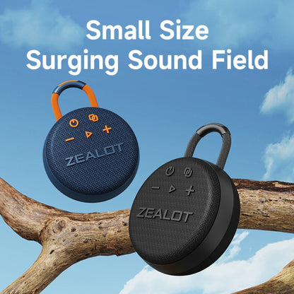 Zealot S77 IPX7 Waterproof Portable Wireless Bluetooth Speaker(Blue Cyan) - Waterproof Speaker by ZEALOT | Online Shopping UK | buy2fix