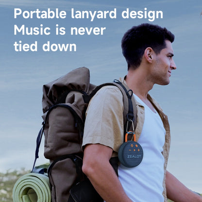 Zealot S77 IPX7 Waterproof Portable Wireless Bluetooth Speaker(Blue Cyan) - Waterproof Speaker by ZEALOT | Online Shopping UK | buy2fix