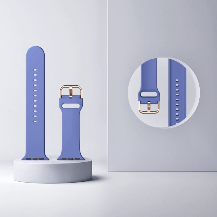 For Apple Watch Ultra 49mm Pin Buckle Silicone Watch Band(Cyan Blue) by buy2fix