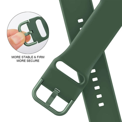For Apple Watch Series 2 42mm Pin Buckle Silicone Watch Band(Clover) by buy2fix