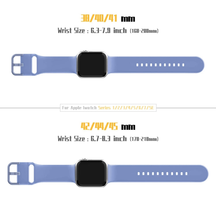 For Apple Watch Series 9 41mm Pin Buckle Silicone Watch Band(Cyan Blue) by buy2fix