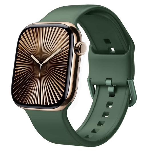 For Apple Watch Series 10 46mm Pin Buckle Silicone Watch Band(Clover) - Watch Bands by buy2fix | Online Shopping UK | buy2fix