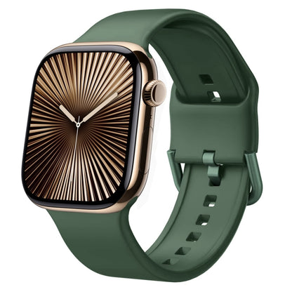 For Apple Watch Series 10 42mm Pin Buckle Silicone Watch Band(Clover) - Watch Bands by buy2fix | Online Shopping UK | buy2fix