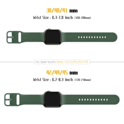 For Apple Watch Series 10 42mm Pin Buckle Silicone Watch Band(Clover) - Watch Bands by buy2fix | Online Shopping UK | buy2fix
