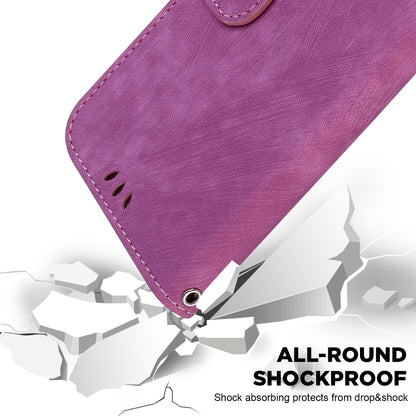 For iPhone 16 Pro Little Tiger Embossed Leather Phone Case(Rose Red) by buy2fix