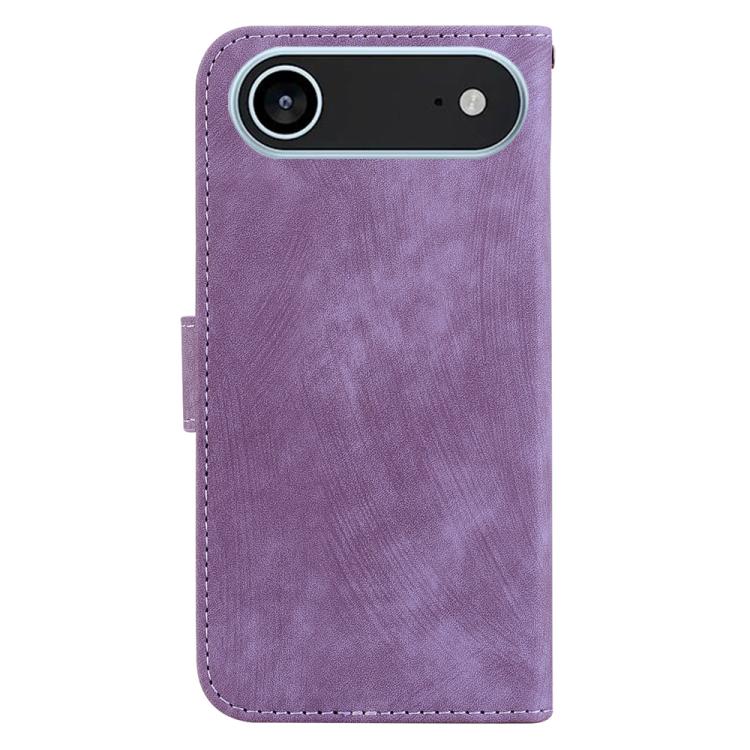 For iPhone Air Little Tiger Embossed Leather Phone Case(Purple) - iPhone Air Cases by buy2fix | Online Shopping UK | buy2fix