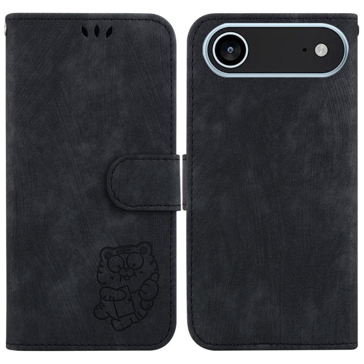 For iPhone Air Little Tiger Embossed Leather Phone Case(Black) - iPhone Air Cases by buy2fix | Online Shopping UK | buy2fix