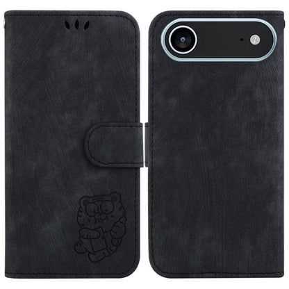 For iPhone Air Little Tiger Embossed Leather Phone Case(Black) - iPhone Air Cases by buy2fix | Online Shopping UK | buy2fix